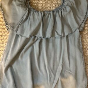 Light blouse off shoulder